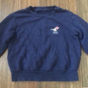 minnie mouse crew neck